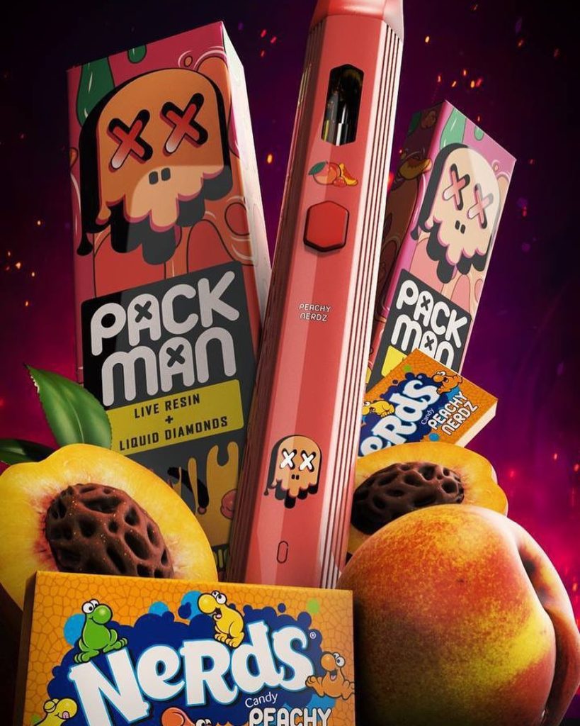 Packman Disposable Peachy Nerdz